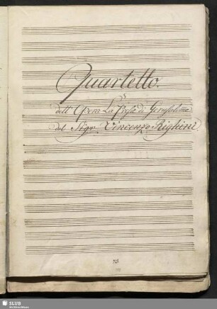Quartetto dell Opera La Presa di Gerusaleme.