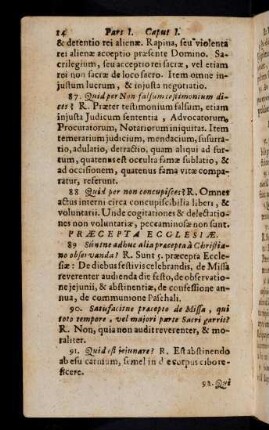 14-23, Praecepta Ecclesiae; Sacramenta; Indulgentia
