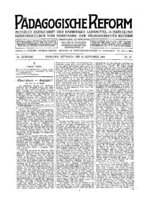 Oberlehrer - dagegen!