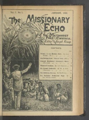 No. 1. January, 1900