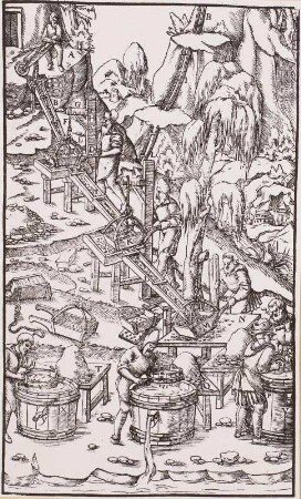 Agricola, Bergbau, Mittelalter, Aufbereitung