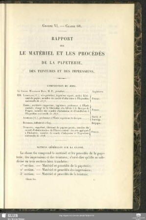 Notions Générales Sur La Classe