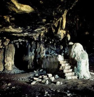 Höhle der Panagia Arkudiotissa, Akrotiri (Kreta) : Akrotiri (Kreta). Höhle der Panagia Arkudiotissa bei Moni Gdernettu (Moni Guverneto)