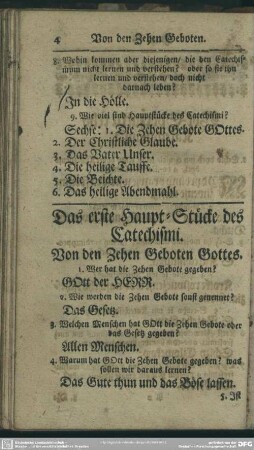 Das erste Haupt-Stücke des Catechismi