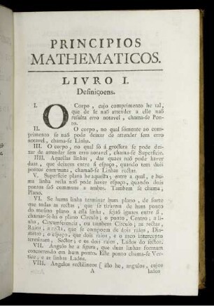 Livro I. - VI.