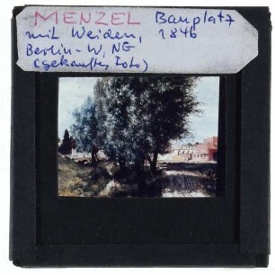 Menzel, Bauplatz mit Weiden