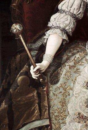 Kaiserin Maria Theresia im ungarischen Krönungsornat