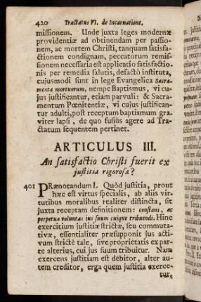 420-444, Articulus III.