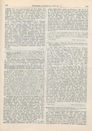 234-235 [Rezension] Nederlandsch Archief voor Kerkgeschiedenis ; 25 u. 26