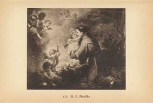 B. E. Murillo. Der hl. Antonius von Padua mit dem Christkinde. 414