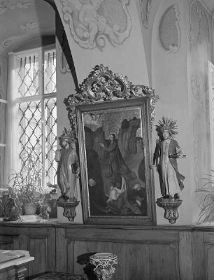 Christus am Ölberg mit den schlafenden Brüdern Sankt Cosmas und Sankt Damian