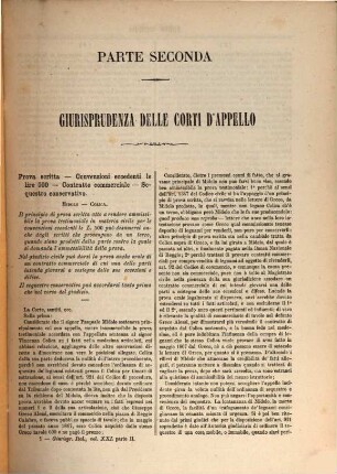 Giurisprudenza italiana. 21. 1869. - 1870/71, P. 2 - 3