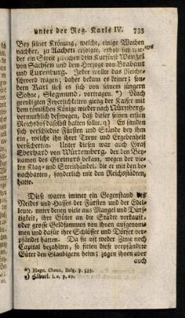 733-744, Diese waren immer ein Gegenstand des Neides und Hasses der Fürsten und der Edelleute, ...