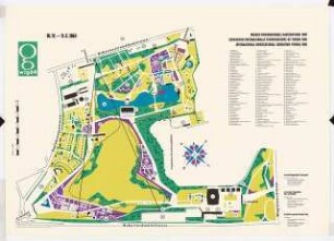 Wiener Internationale Gartenschau, Donaupark (WIG) 1964, Wien: Ausstellungsplan WIG