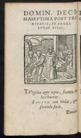 Domin. Decimaseptima Post Trinitatis ...