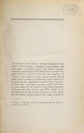 Studi storici e archeologici sulla Sicilia, 1