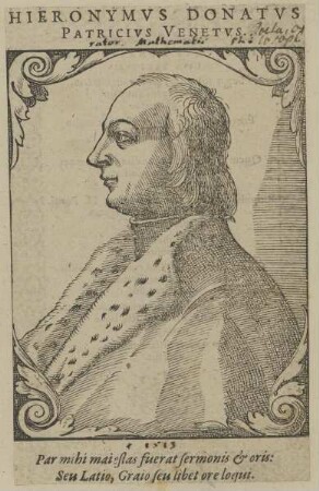 Bildnis des Hiernoymus Donatus