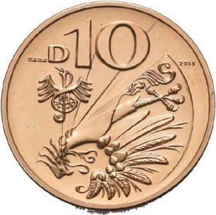 Künstlerprobe von Victor Huster für eine 10 Euro-Gedenkmünze auf Richard Wagner