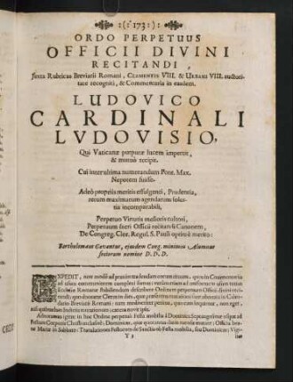 173-174, Ordo Perpetuus Officii Divini Recitandi,...