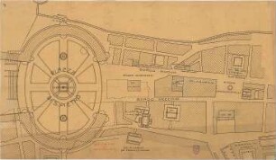 ohne Verfasserangabe; Rom (Italien); Piazza di San Petro - Lageplan