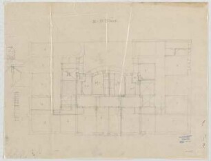 Thiersch, Friedrich von; München; Haus für Handel und Gewerbe - Grundriss 3. OG, Grundriss 4. OG