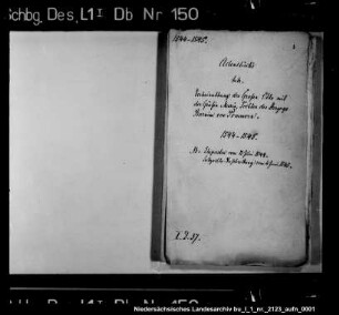 Ehepakten zwischen Graf Otto zu Holstein-Schaumburg und Herzogin Maria von Pommern