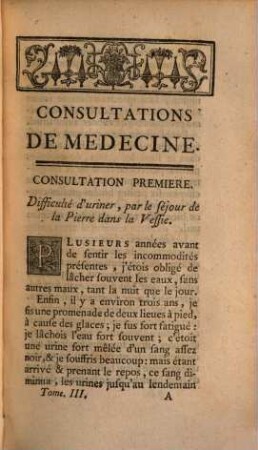 Consultations De Medecine, 3