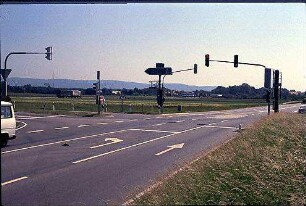 Teilknoten West: Zufahrt von Westen
