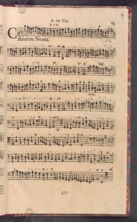 Canzon Nona.