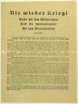 Flugschrift der NSDAP zur Kriegsschuldfrage und Aufruf zum Beitritt