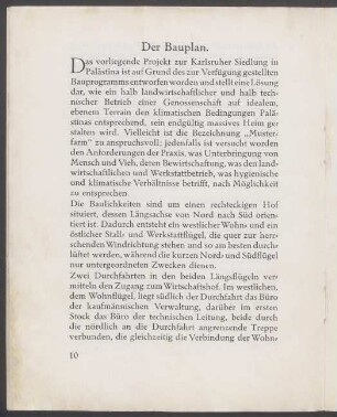 Der Bauplan