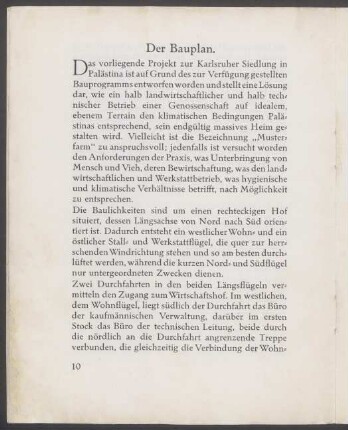 Der Bauplan