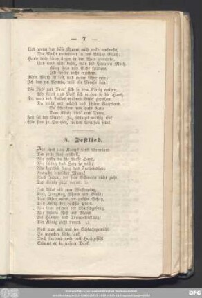 4. Festlied.
