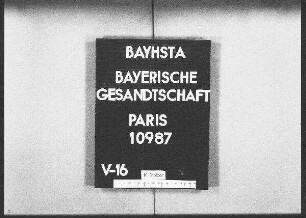 Germann, Peter, Lehramtskandidat in München, Entleihung von lateinischen Handschriften aus der Bibliothek in Arras, und der Nationalbibliothek in Paris