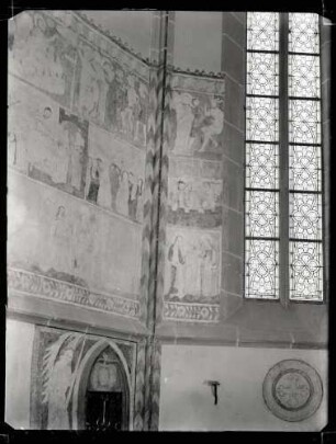 evangelische Stadtkirche; Fresken im Chor nach der Restaurierung