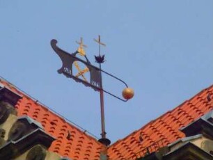 Quedlinburg - Wetterfahne : Wetterfahne auf dem Schloss, aufgenommen in Quedlinburg am 26. April 2014. Foto Uwe Gerig