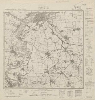 4236 (alte Nr.: 2385) Bernburg, Topographische Karte 1:25000 (4cm - Karte)