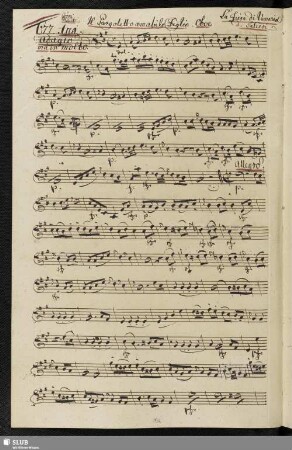677. Aria: Il Pargoletto amabile / Salieri, A.