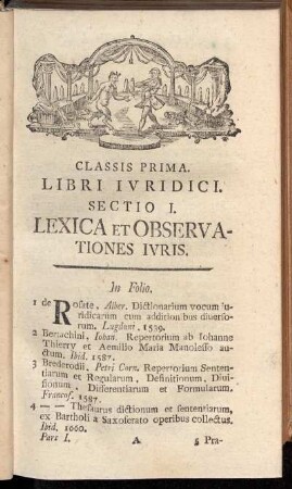 Sectio I. Lexica Et Observationes Ivris