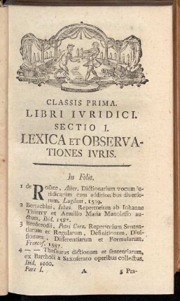 Sectio I. Lexica Et Observationes Ivris