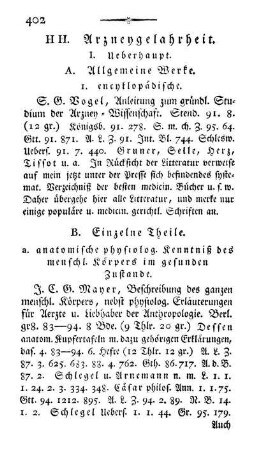 HH. Arzneygelahrheit.