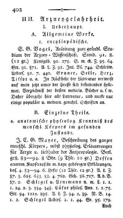 HH. Arzneygelahrheit.
