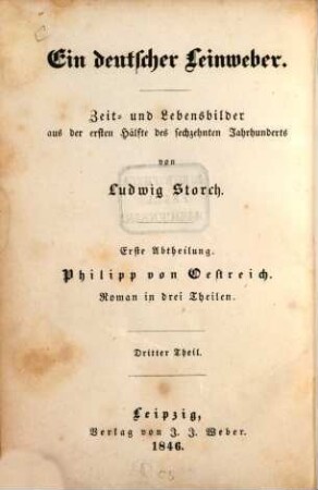 Philipp von Oestreich : Roman in drei Theilen, 3. Die Königskrone