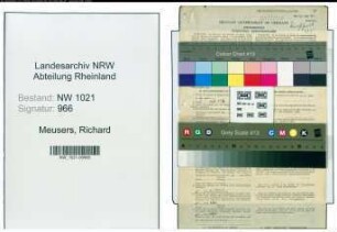 Entnazifizierung Richard Meusers , geb. 24.03.1913 (Regierungsrat)