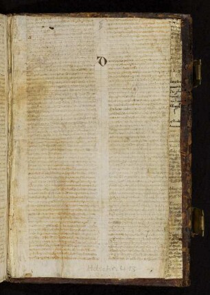 Fragment 1: Philosophischer Text oder Kommentar (13. Jh., 2. Hälfte, siehe auch vorn)