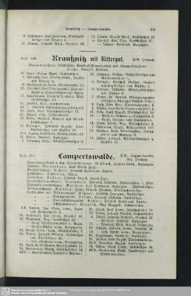 Kraußnitz mit Rittergut