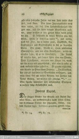 Zweytes Kapitel
