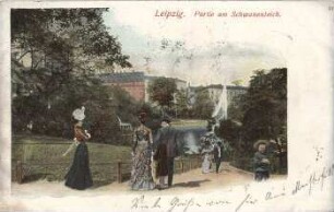 Leipzig: Partie am Schwanenteich