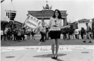 Veranstaltung zur Olympia-Bewerbung Berlins am Brandenburger Tor