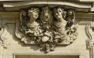 Balkonkonsole mit allegorischer Darstellung